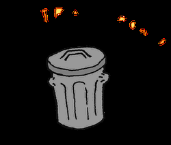 Trash Power Can Angry GIF