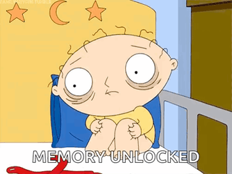 Trauma Stewie Griffin Memory Unlocked GIF