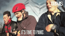Travis Fran Healy Panicking Time  GIF