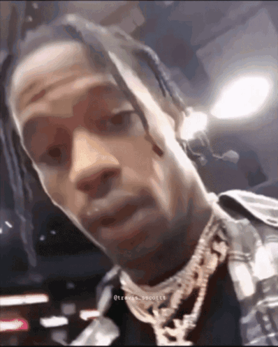 Travis Scott Face Close Up GIF