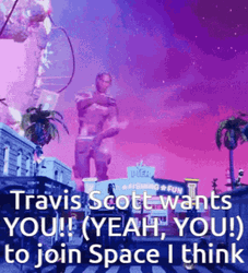 Travis Scott Fortnite Space