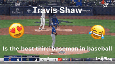 Travis Shaw Best Third Baseman GIF
