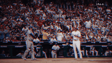 Trea Turner Cheering Crowd GIF