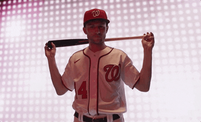 Trea Turner Holding A Bat GIF