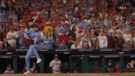 Trea Turner Strong Bat Smash GIF