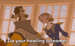 Treasure Planet Captain Amelia Doctor Doppler GIF