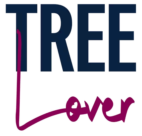 Tree Lover Logo In Purple Sticker