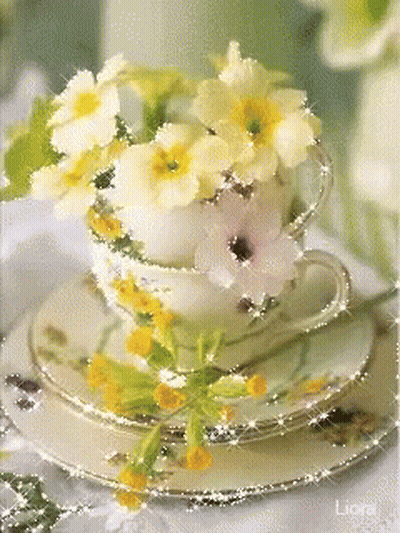 Tree With Arms And Legs Surrounded By Flowers Saying I Love Trees GIF