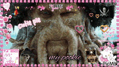 Tree With Cutie Pie And Pookie GIF
