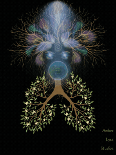 Tree With Flowers And Amber Lyta Studios GIF