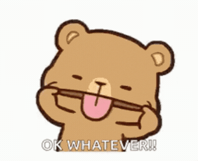 Tree With Ok Whatever Text GIF