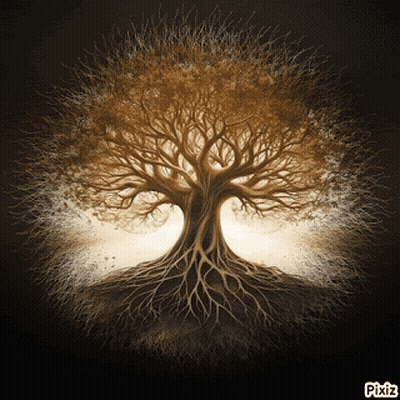 Tree With Pixiz GIF