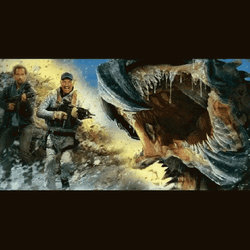Tremors Vintage Movie Poster GIF