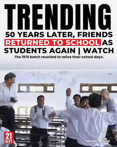 Trending 50 Years Later Friends Returned To School As Students Again I Watch GIF