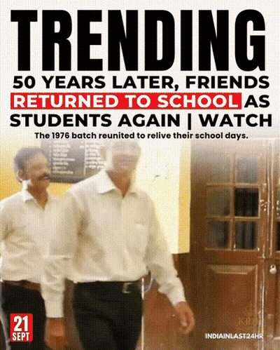 Trending 50 Years Later Friends Returned To School As Students Again I Watch GIF