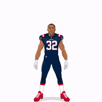 Treveyon Henderson Patriots Cartoon GIF