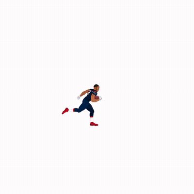 Treveyon Henderson Running With Football GIF