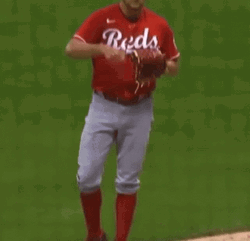 Trevor Bauer Reds Drinking GIF