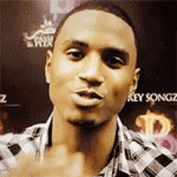 Trey Songz Blowing Kiss GIF