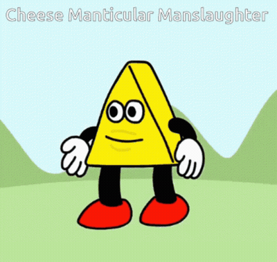 Triangle Face Saying Cheese Manticular Manslaughter GIF