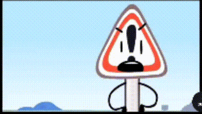 Triangle Warning Sign With Exclamation GIF