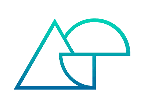 Triangle With Half Circle Sticker