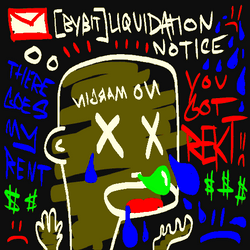 Tribal Abstract Concealed Message Fine Art GIF