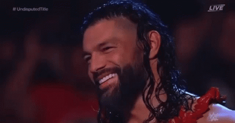 Tribal Chief Roman Reign Flying Kiss GIF