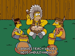 Tribal Chief Samson Braves Teach Values Should Know GIF