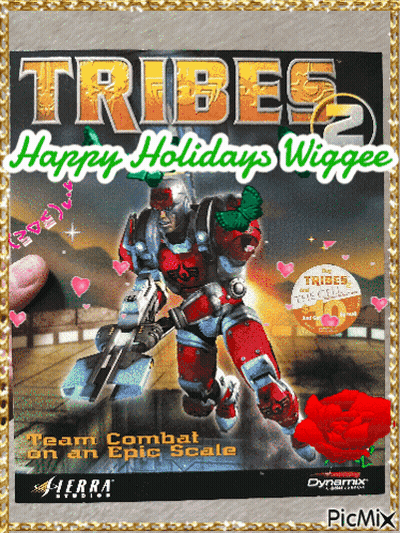 Tribe 2 Happy Holidays Wiggee Poster GIF