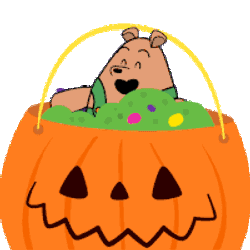 Trick Or Treat Candy Day Sticker GIF