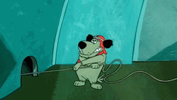 Trickster Muttley Pulling Out Rope GIF