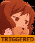 Triggered Anime Girl GIF