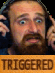 Triggered Man With Beard GIF