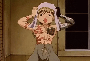 Trigun Stampede Muscles GIF