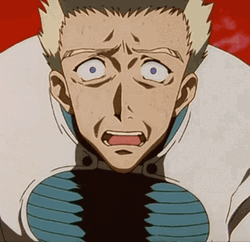Trigun Stampede Scared Look GIF