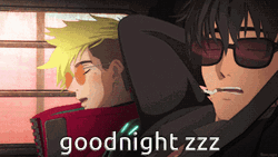 Trigun Stampede Sleeping GIF