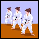 Trio Karate Animation