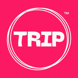 Trip Word Animation GIF