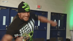 Triple H Excited Fist Pump GIF