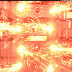 Triple H Exhibiting Might Fiery Background GIF