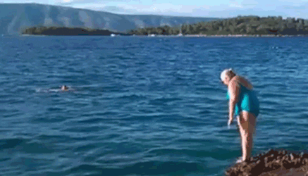 Triple Lindy Fat Lady Dive Fail GIF