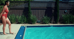 Triple Lindy Pool Party Dive Loop GIF