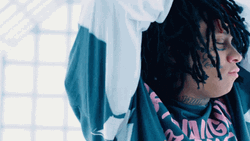 Trippie Redd Holding Head GIF