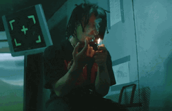 Trippie Redd Lighting Up Cigarette GIF
