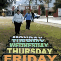 Tripping On Manic Monday GIF