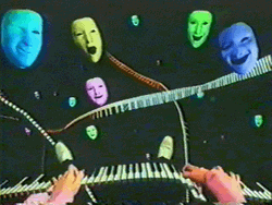 Tripping Playing Piano GIF