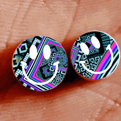 Tripping Smiley Emojis GIF