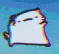 Trippy Cat Vibing  GIF