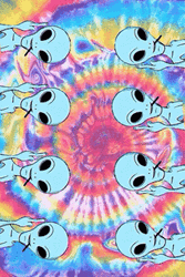 Trippy Dope Alien Flash GIF